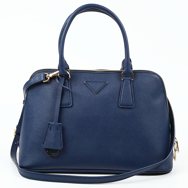 2Wayレザーバッグ：ネイビー