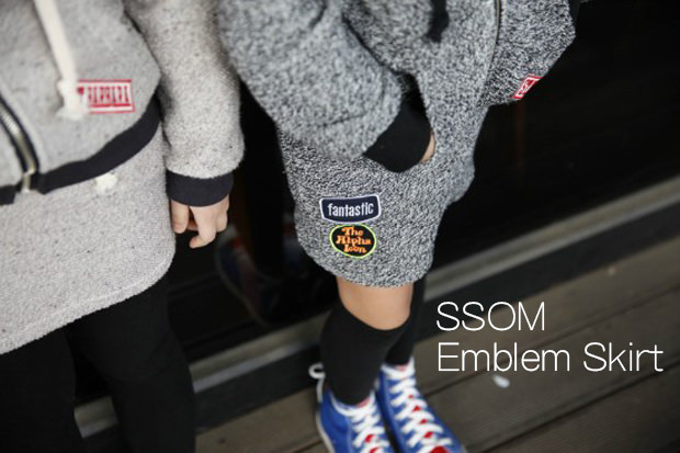SSOM エンブレム付きスカート(韓国子供服)
