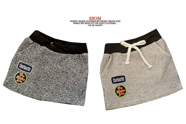 SSOM エンブレム付きスカート(韓国子供服)：カラーバリエーション