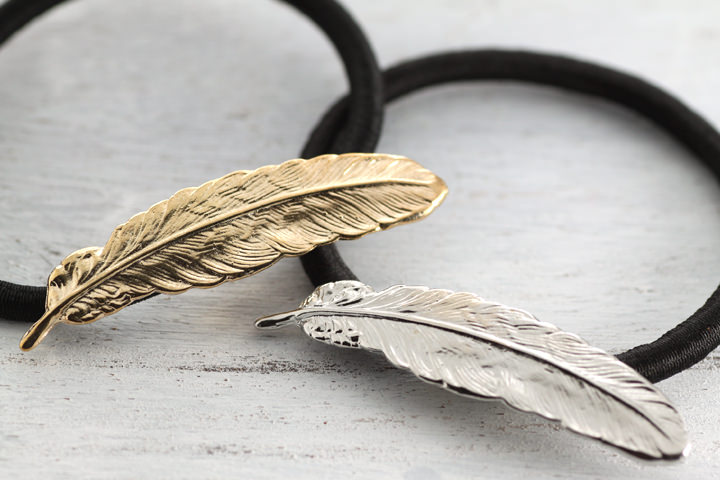 フェザーヘアゴム：イメージ画像